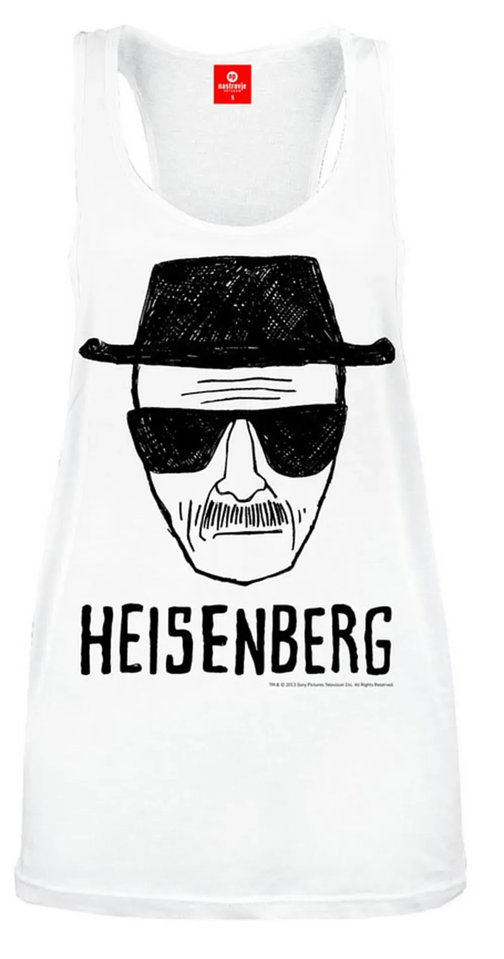 Breaking Bad Tank Top Heisenberg white