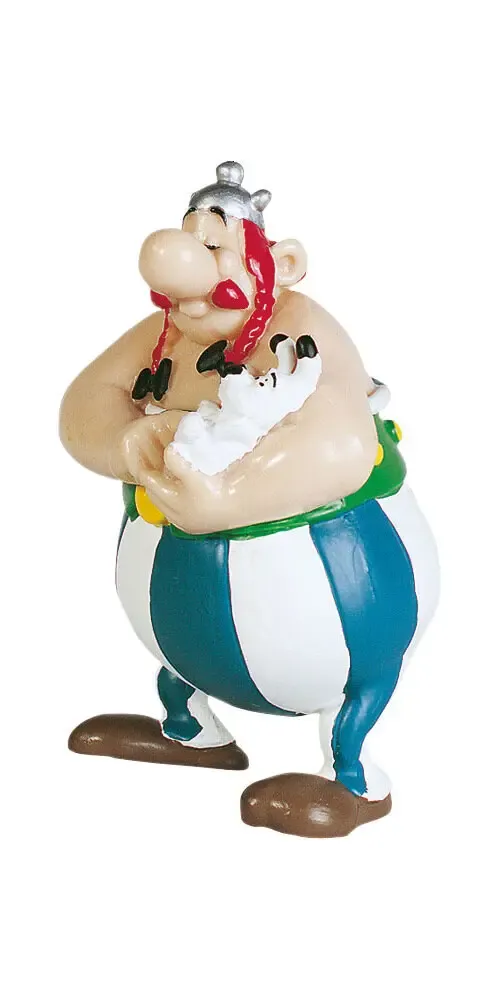 Asterix Figur Obelix mit Idefix 8 cm