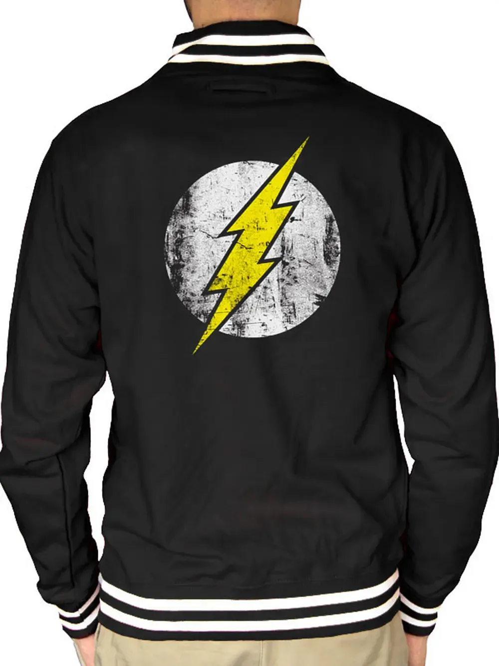 The Flash College Jacke Black Logo