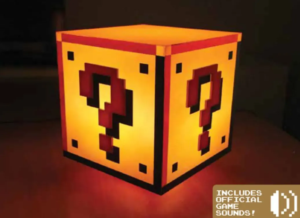Super Mario Bros. Leuchte Fragezeichen-Block 18 cm