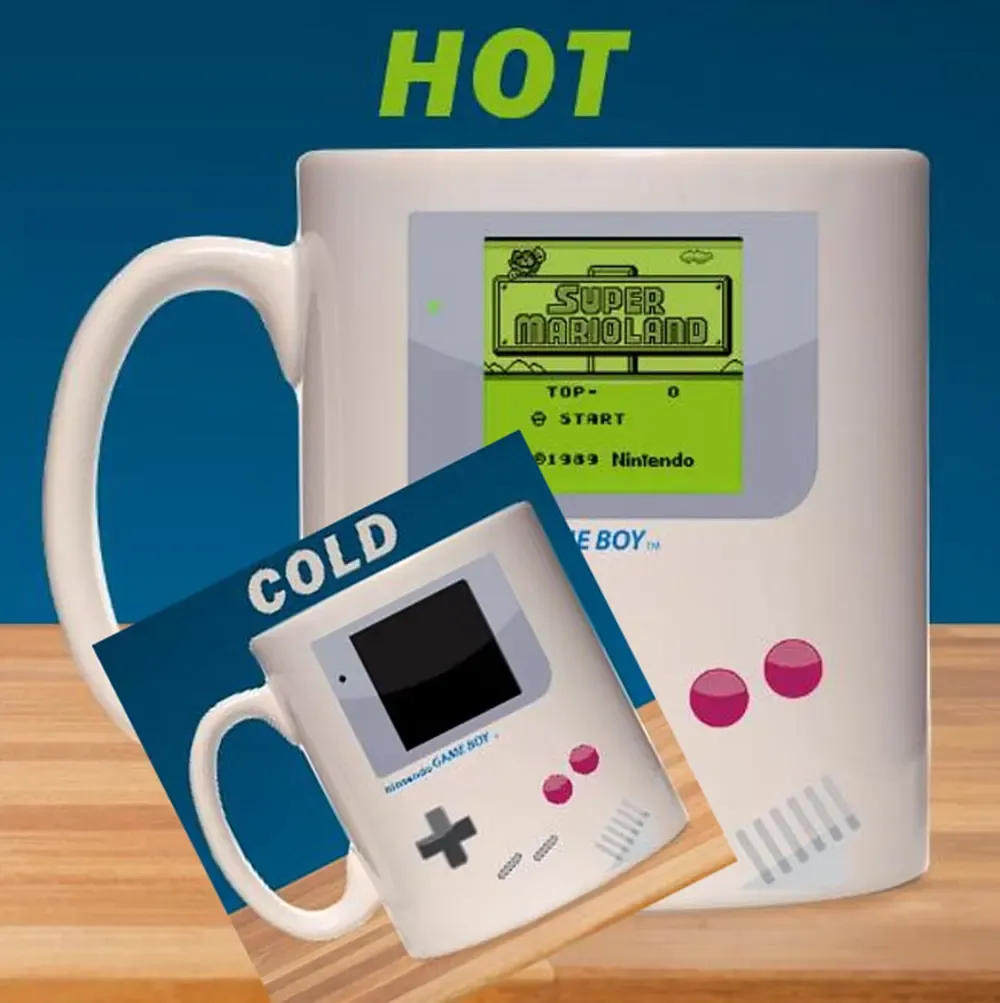 Nintendo Game Boy Tasse mit Thermoeffekt Super Mario Land