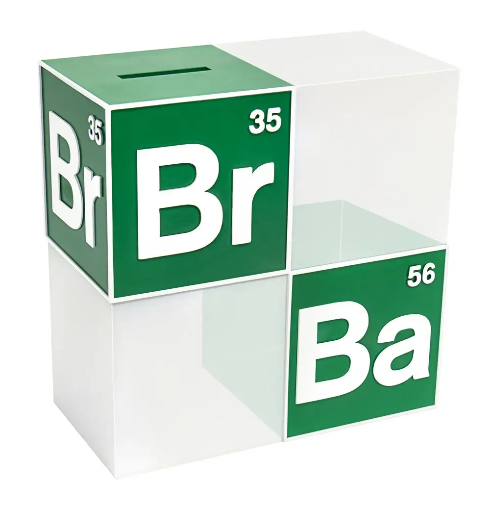 Breaking Bad BrBa Logo Spardose - Buchstütze