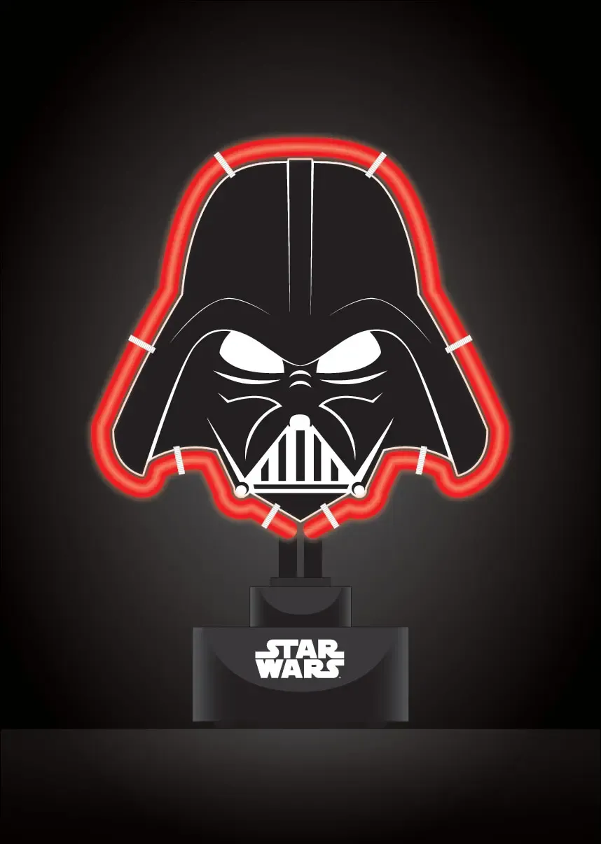 Star Wars Neon-Leuchte Darth Vader 19 x 24 cm