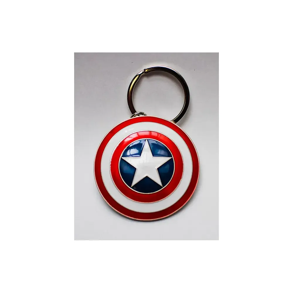 Marvel Comics Metall-Schlüsselanhänger Captain America Shield