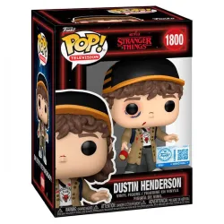 Stranger Things Dustin Henderson Flashlight POP! Vinyl Figur 9 cm Exclusive
