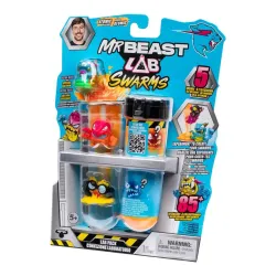 Mr. Beast Lab Swarms Atomic Serie 2 Mini Figuren 5er-Pack 3 cm