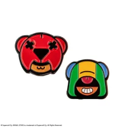 Brawl Stars Nita & Leon Pin Badge Set (2-teilig)