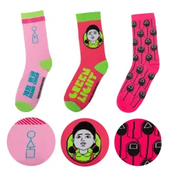 Squid Game Socken 3er-Pack