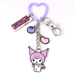 Hello Kitty Schlüsselanhänger mit Kuromi Anhänger 15 cm