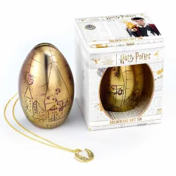 Harry Potter Halskette & Anhänger: Das Goldene Ei (mit Geschenkbox)