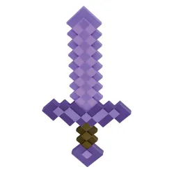 Minecraft Verzaubertes Schwert Kunststoff-Replik 51 cm