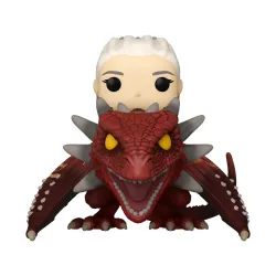 House of the Dragon POP! Rides Deluxe Vinyl Figur Rhaenys Targaryen with Meleys 9 cm