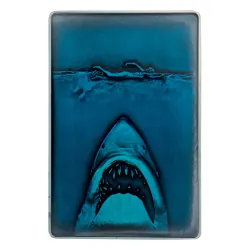 Jaws Metallbarren 50th Anniversary Poster Limited Edition           