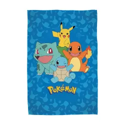 Pokemon Flanell-Fleecedecke Starter Pokemon 130 x 160 cm