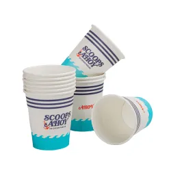 Stranger Things Set von 24 Pappbechern Scoops Ahoy 