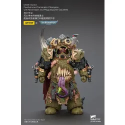 Warhammer 40k Actionfigur 1/18 Death Guard Deathshroud Terminator Championwith Manreaper and Plaguespurter Gauntlets 14 cm 