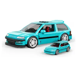 Hot Wheels Speed Series Mattel Brick Shop Bauset 1/32 Custom ’90 Honda Civic EF