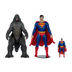 DC Justice League Monsterverse DC Multiverse Actionfiguren 2er-Pack Superman Vs. Godzilla 30 cm 