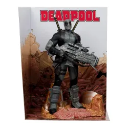 Marvel Collection PVC Statue 1/6 Deadpool (Deadpool #1)(Grey Suit Chase) 27 cm