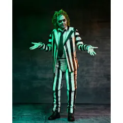 Beetlejuice Beetlejuice Actionfigur 7 Scale Ultimate Striped Suit Beetlejuice 18 cm