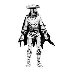 Teenage Mutant Ninja Turtles Actionfigur Elite Foot Ninja Guard Black & White 18 cm