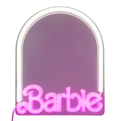 Barbie Wand-Spiegel Neon 27 cm  