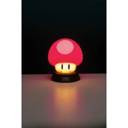 Super Mario 3D Lampe Power-Up Pilz 10 cm