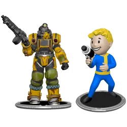 Fallout Minifiguren 2er-Pack Set A Excavator & Vault Boy (Gun) 7 cm