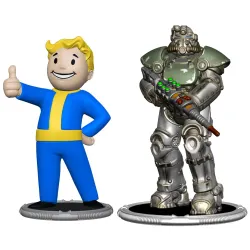 Fallout Minifiguren 2er-Pack Set F Raider & Vault Boy (Strong) 7 cm