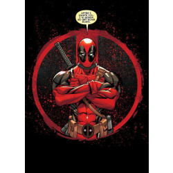 Marvel Comics Metall Poster Deadpool Merc with a Mouth Evening Plans 10 x 14 cm