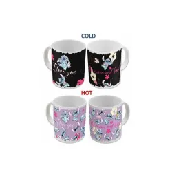 Lilo & Stitch Tasse mit Thermoeffekt Stitch & Angel 325 ml