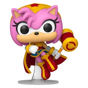 DC x Sonic the Hedgehog POP! Heroes Vinyl Figur Amy as Wonder Woman 9 cm