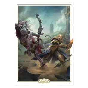 World of Warcraft Kunstdruck Sylvanas vs Anduin Wrynn Limited Edition 42 x 30 cm