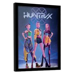 KPop Demon Hunters Collector Print Poster im Rahmen Huntrix