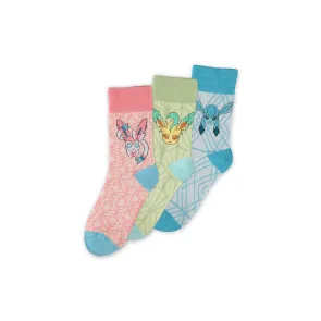 Pokémon Socken 3er-Pack Evoli Evolution 3.0 43-46