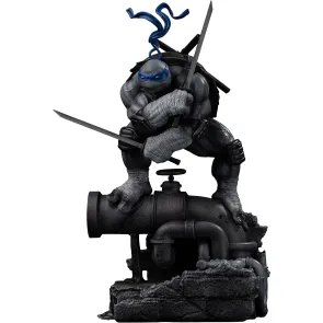Teenage Mutant Ninja Turtles Art Scale Statue 1/10 Leonardo Black and White Variant 26 cm heo exclusive  