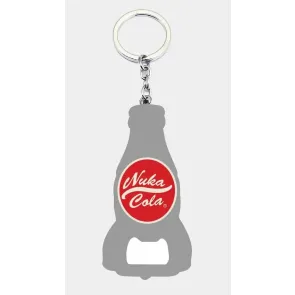 Fallout Schlüsselanhänger mit Flaschenöffner Nuka Cola Logo