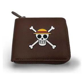 One Piece Geldbörse Man Zip Skull