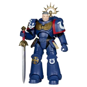 Warhammer 40,000 Total War Actionfigur 3rd Company Lieutenant (Ultramarines) 18 cm