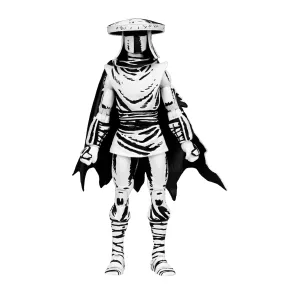 Teenage Mutant Ninja Turtles Actionfigur Elite Foot Ninja Guard Black & White 18 cm