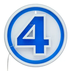 Fantastic Four LED Wandleuchte Logo Neon  