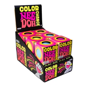 NeeDoh Anti-Stress-Bälle 6 cm Color Changing NeeDoohs Display (12)