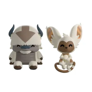 Avatar: The Last Airbender Vinyl Figuren Appa and Momo Monitor Buddiez 5 cm