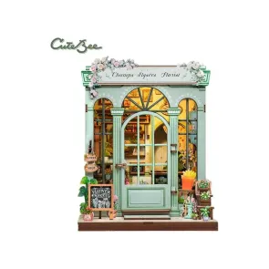 Miniature House Model Kit Champs-Élysées Florist 18 x 16 cm  