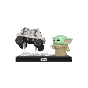 Star Wars: The Mandalorian and Grogu POP! Moment Vinyl Figuren Grogu with Polar Mouse Droid 9 cm