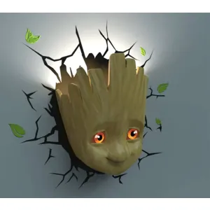 Marvel 3D LED Leuchte Baby Groot Face 3D