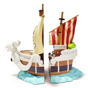 One Piece Netflix Buchstützen Flying Lamb / Going Merry (Resin)