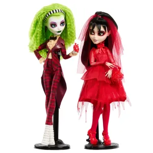 Beetlejuice Beetlejuice Monster High Skullector Puppen 2er-Pack Betelgeuse & Lydia 25 cm