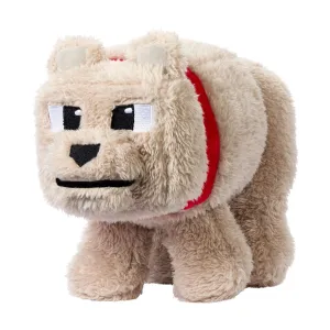 Ein Minecraft Film Plüschfigur Dennis der Wolf 20 cm