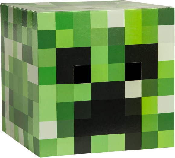 Minecraft Box Kopf - Creeper - Cardboard Head